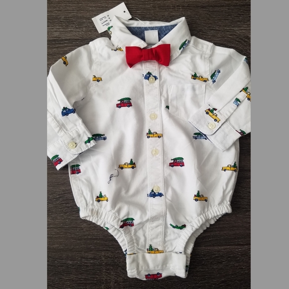 Baby Gap Christmas Bow-Tie Bodysuit - Picture 6 of 6